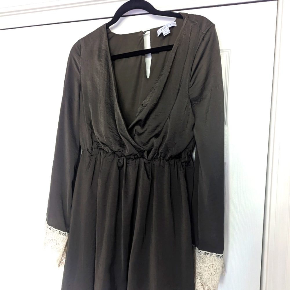 Olive cocktail dress